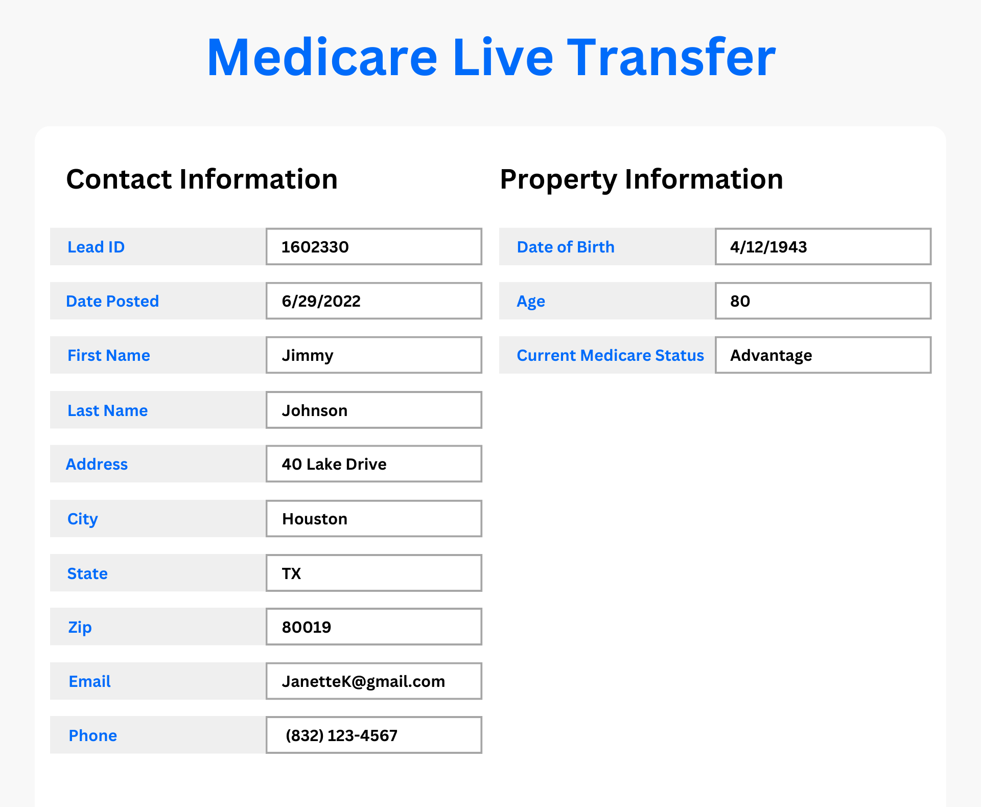 Live Transfer Medicare Lead Snap University